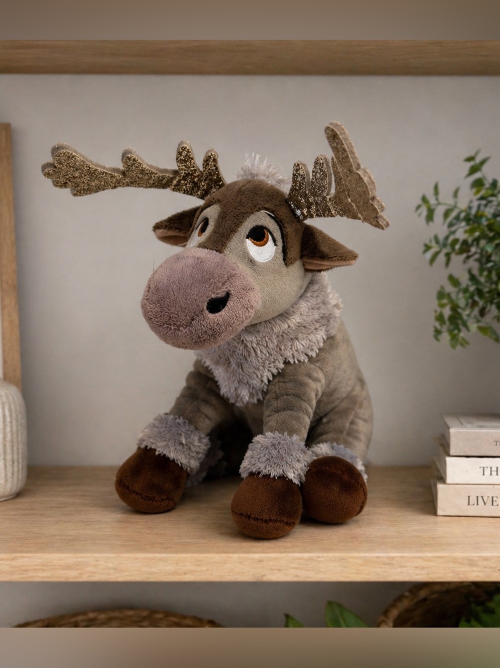 TY Disney Frozen Sven Sparkle Plush Stuffed Animal Toy